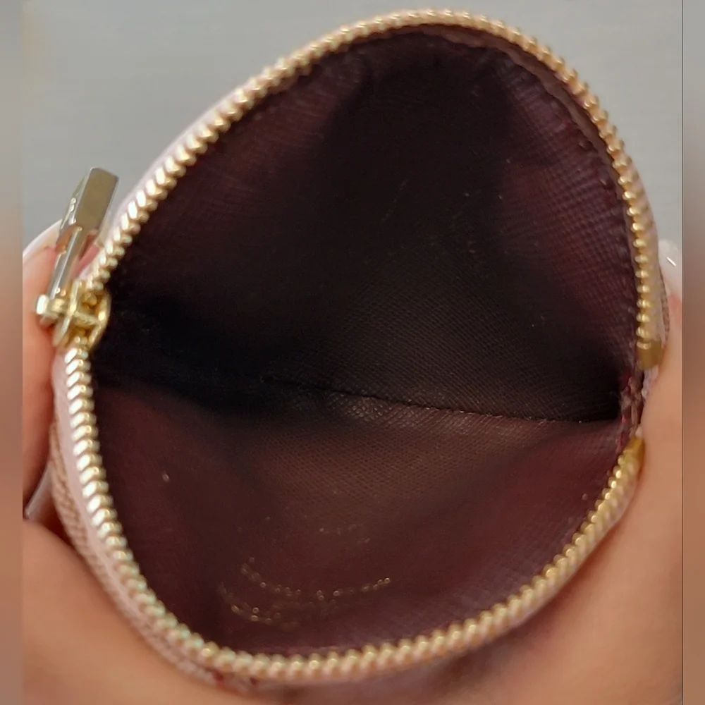 LV Mini Lin Cherry Monogram Coin Purse